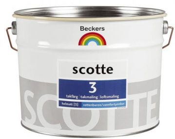 Griestu un sienas krāsa Beckers Scotte 3